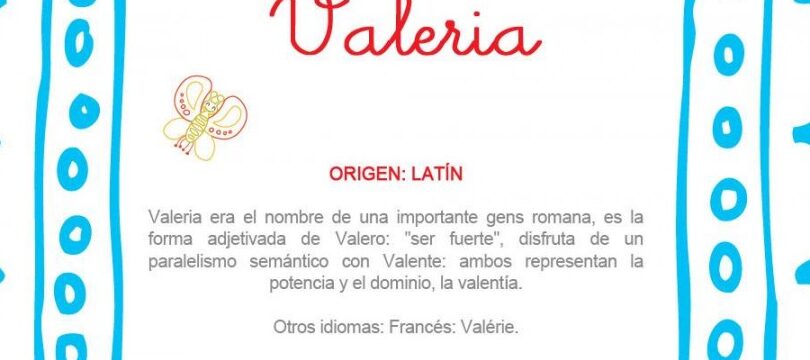 Que Significa El Nombre De Valeria 7 Que Significa El Nombre De Valeria